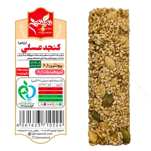 بیسکویت کنجدی مستطیلی